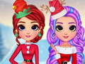 leikur Rainbow Girls Christmas Outfits