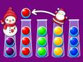 leikur Ball Sort Xmas