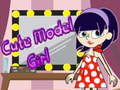 leikur Cute model girl