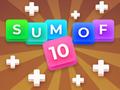 leikur Sum Of 10: Merge Number Tiles