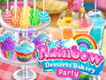 leikur Rainbow Desserts Bakery Party