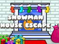 leikur Snowman House Escape