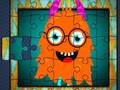 leikur Cute Monsters Jigsaw