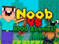 leikur Noob vs 1000 Zombies
