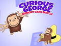 leikur Curious George Memory Card Match
