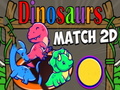 leikur Match 2D Dinosaurs