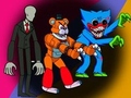 leikur Monsters Attack Among Us Squad