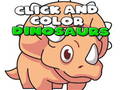 leikur Click And Color Dinosaurs