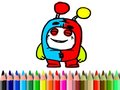 leikur Back to School: OddBods Coloring Book
