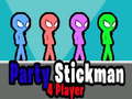 leikur Party Stickman 4 Player