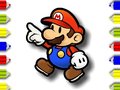 leikur Back To School  Mario Coloring