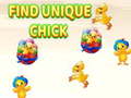 leikur Find Unique Chick