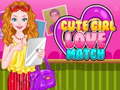 leikur Cute Girl Love Match