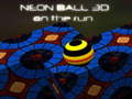leikur Neon Ball 3d on the run