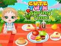 leikur Cute Twin Spring Time