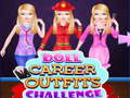 leikur Doll Career Outfits Challenge