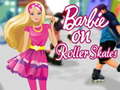 leikur Barbie on roller skates