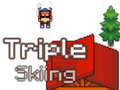 leikur Triple Skiing 2D