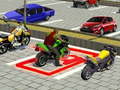 leikur Superhero City Bike Parking Game 3D