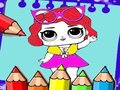 leikur Coloring Dolls Book