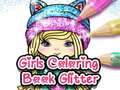 leikur Girls Coloring Book Glitter 