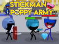 leikur Stickman vs Poppy Army