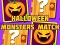 leikur Halloween Monsters Match