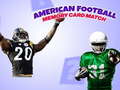 leikur American Football Memory Card Match