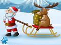 leikur Funny Santa Jigsaw