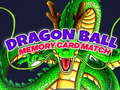 leikur Dragon Ball memory card match