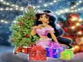 leikur Jasmine | Aladdin Christmas Sweater Design