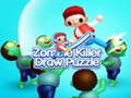 leikur Zombie Killer Draw Puzzle 
