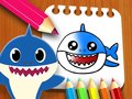 leikur Baby Shark Coloring Book