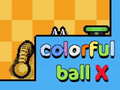 leikur Colorful ball X