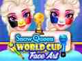 leikur Snow queen world cup face art