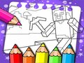 leikur Minecraft Coloring Book