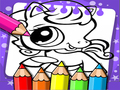 leikur Littlest Pet Shop Coloring Book