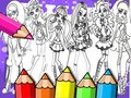 leikur Monster High Coloring Book