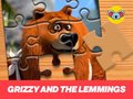 leikur Grizzy and the Lemmings Jigsaw Puzzle Planet