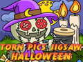 leikur Torn Pics Jigsaw Halloween