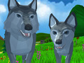 leikur Wolf simulator wild animals 