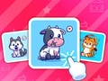 leikur Cute Animal Cards