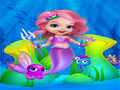 leikur Cute Mermaid Girl Dress Up 