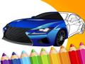 leikur Japanese Luxury Cars Coloring Book 