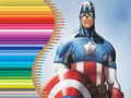 leikur Coloring Book for Captain America
