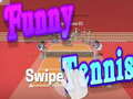 leikur Funny swipe Tennis