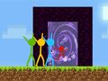 leikur Stickman Parkour Skyland