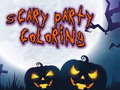 leikur Scary Party Coloring