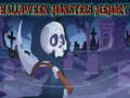 leikur Halloween Monsters Memory