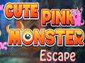leikur Cute Pink Monster Escape 